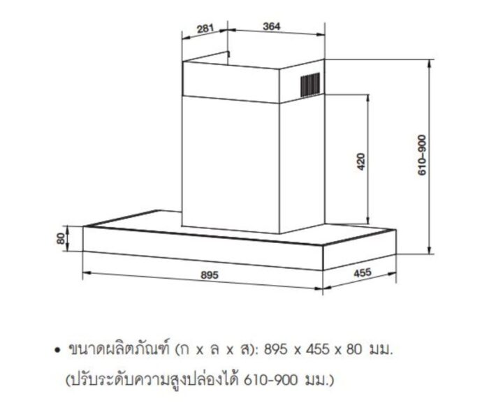 ขายเครื่องดูดควันพร้อมส่งแม่สอด