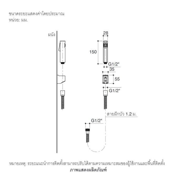 ขายสายฉีดชำระพร้อมส่งแม่สอด